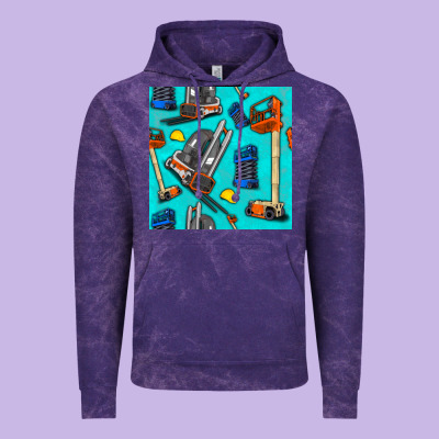 Construction Vehicles Vintage Hoodie Designed By Bundleandbundleshop