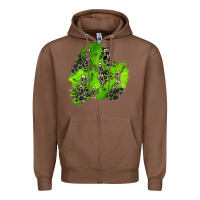 Chestnut halloween patch 3 Zipper Hoodie - BundleAndBundleShop