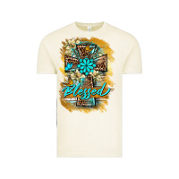 Vintage Arctic western cross blessed lily butterfly Vintage Tee - BarkalooDesign