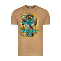 Vintage Camel western cross blessed lily butterfly Vintage Tee - BarkalooDesign