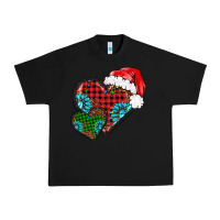 Black Christmas heart gemstones leopard Urban Heavy Tee - BarkalooDesign