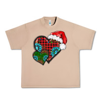 Burro Christmas heart gemstones leopard Urban Heavy Tee - BarkalooDesign
