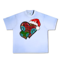 Grape Ice Christmas heart gemstones leopard Urban Heavy Tee - BarkalooDesign