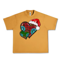 Peanut Butter Christmas heart gemstones leopard Urban Heavy Tee - BarkalooDesign