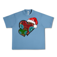 Pebble Blue Christmas heart gemstones leopard Urban Heavy Tee - BarkalooDesign