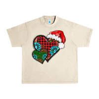 Sandshell Christmas heart gemstones leopard Urban Heavy Tee - BarkalooDesign