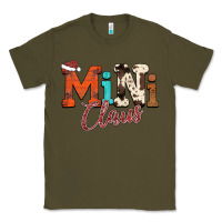Army Green Mini Claus Classic Tee - CowhideDigitalArt