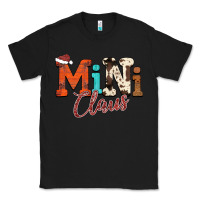 Black Mini Claus Classic Tee - CowhideDigitalArt