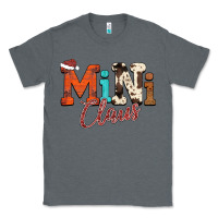 Charcoal Heather Mini Claus Classic Tee - CowhideDigitalArt