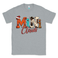 Heather Grey Mini Claus Classic Tee - CowhideDigitalArt