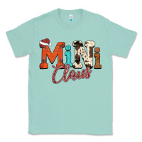 Seafoam Mini Claus Classic Tee - CowhideDigitalArt