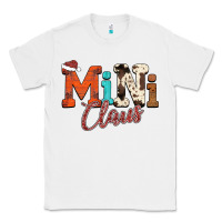White Mini Claus Classic Tee - CowhideDigitalArt