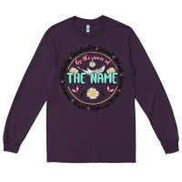 Plum by the power of the name Long Sleeve Tee - MaliasSmallBusiness