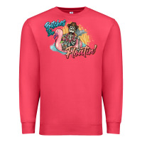 Cardinal Bitches be floatin' skeleton summer Premium Sweatshirt - NancyCooperArtShop