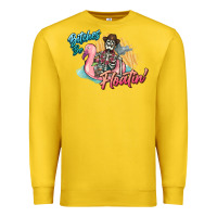 Lemon Bitches be floatin' skeleton summer Premium Sweatshirt - NancyCooperArtShop