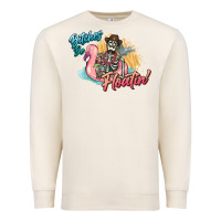 Sandshell Bitches be floatin' skeleton summer Premium Sweatshirt - NancyCooperArtShop