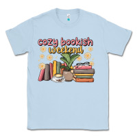 Dusty Blue cozy bookish weekend Classic Tee - MaliasSmallBusiness