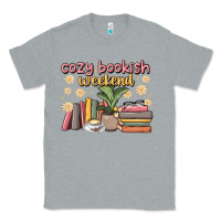 Heather Grey cozy bookish weekend Classic Tee - MaliasSmallBusiness