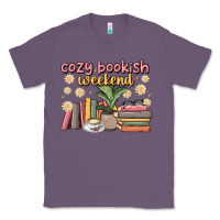 Lavender cozy bookish weekend Classic Tee - MaliasSmallBusiness