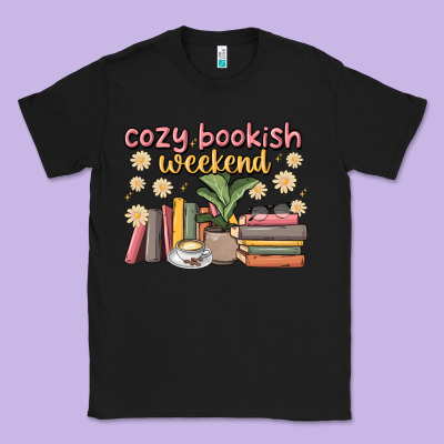 Cozy Bookish Weekend Classic Tee Designed By Maliassmallbusiness