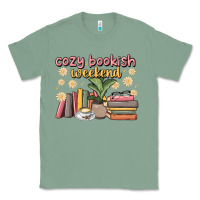 Sage cozy bookish weekend Classic Tee - MaliasSmallBusiness