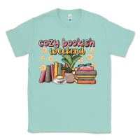 Seafoam cozy bookish weekend Classic Tee - MaliasSmallBusiness