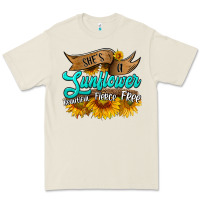 Bone she's a sunflower beautiful fierce free Premium Tee - HRA Design Shop