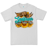 Dove Grey she's a sunflower beautiful fierce free Premium Tee - HRA Design Shop
