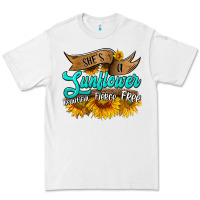 White she's a sunflower beautiful fierce free Premium Tee - HRA Design Shop
