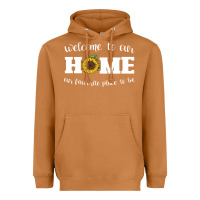 Meerkat welcome to our Home Sunflower Heavyweight Hoodie - Bettercallsaul
