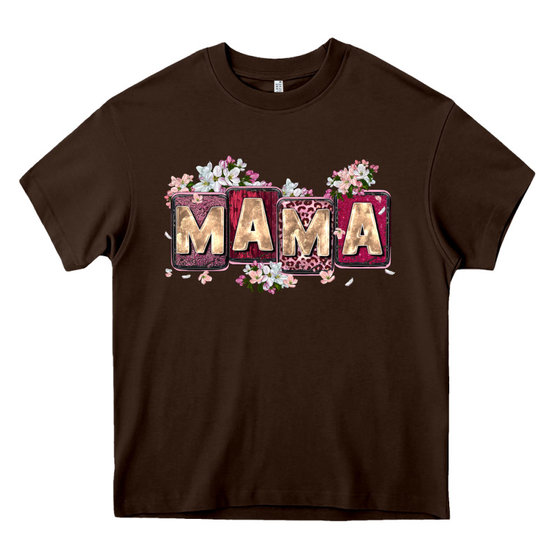 Mama With License Letters Heavy Core Tee by Zillion Design Studio | Teevron