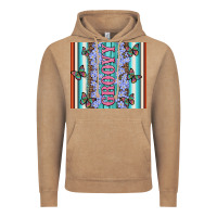 Vintage Coffee groovy with flowers and Butterflies Vintage Hoodie - Artiststas