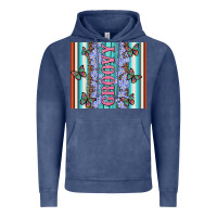 Vintage Denim groovy with flowers and Butterflies Vintage Hoodie - Artiststas