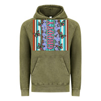 Vintage Olive groovy with flowers and Butterflies Vintage Hoodie - Artiststas