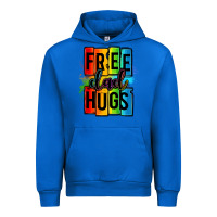 Cobalt free dad hugs Urban Hoodie - OliviaCreatesArt