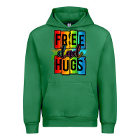 Emerald free dad hugs Urban Hoodie - OliviaCreatesArt