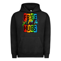 Pigment Black free dad hugs Urban Hoodie - OliviaCreatesArt