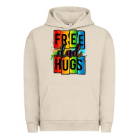 Pigment French Oak free dad hugs Urban Hoodie - OliviaCreatesArt