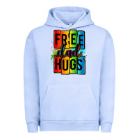 Pigment Grape Ice free dad hugs Urban Hoodie - OliviaCreatesArt
