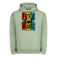 Pigment Oil Green free dad hugs Urban Hoodie - OliviaCreatesArt