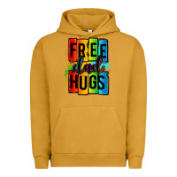 Pigment Peanut Butter free dad hugs Urban Hoodie - OliviaCreatesArt
