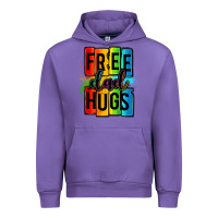 Tulip free dad hugs Urban Hoodie - OliviaCreatesArt