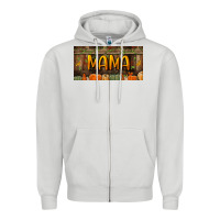 Dove Grey mama license plate Zipper Hoodie - BundleAndBundleShop