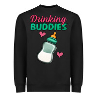 Black Drinking Buddies Heavyweight Sweatshirt - Jasminsmagicworld