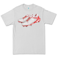 Dove Grey red cleats fa element Premium Tee - FaDigitalArtStudio