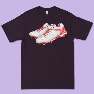Red Cleats Fa Element Premium Tee Designed By Fadigitalartstudio