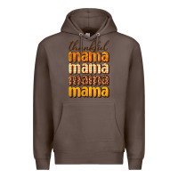 Coffee Thankful mama Premium Hoodie - NancyCooperArtShop