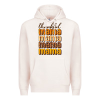 Pale Pink Thankful mama Premium Hoodie - NancyCooperArtShop
