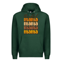 Sports Green Thankful mama Premium Hoodie - NancyCooperArtShop