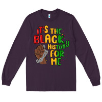 Plum it s the black history for me Long Sleeve Tee - MaliasSmallBusiness